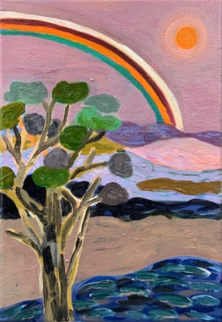 SIGN - Oil on Canvas - 21 x 30 cm